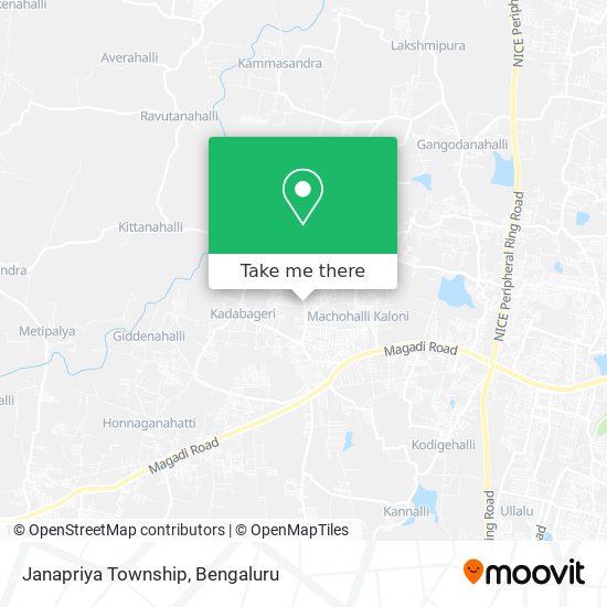 Janapriya Township map
