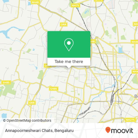 Annapoorneshwari Chats map