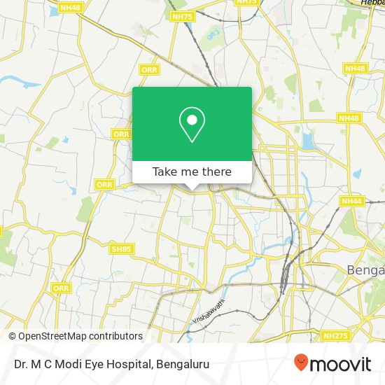 Dr. M C Modi Eye Hospital map