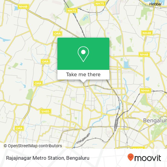 Rajajinagar Metro Station map