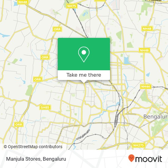 Manjula Stores map