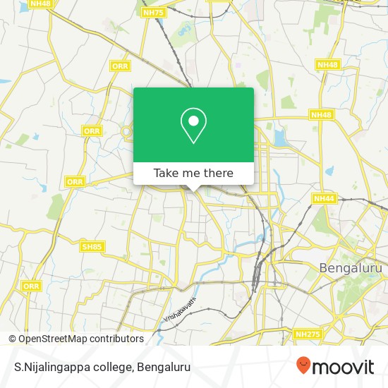 S.Nijalingappa college map