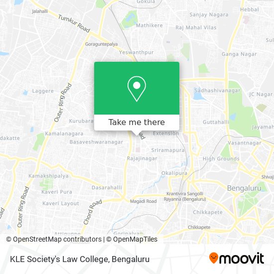 KLE Society's Law College map