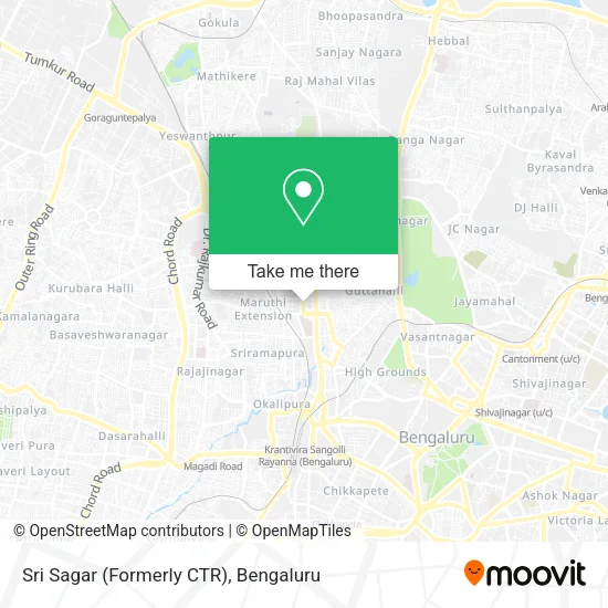 Sri Sagar (Formerly CTR) map
