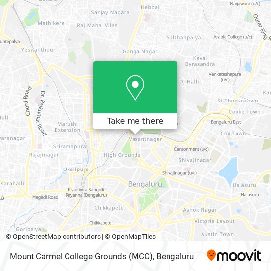 Mount Carmel College Grounds (MCC) map