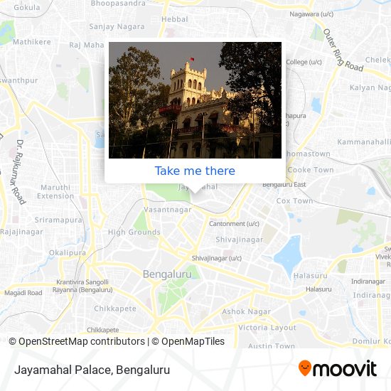 Jayamahal Palace map