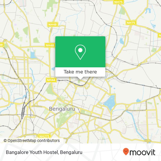 Bangalore Youth Hostel map