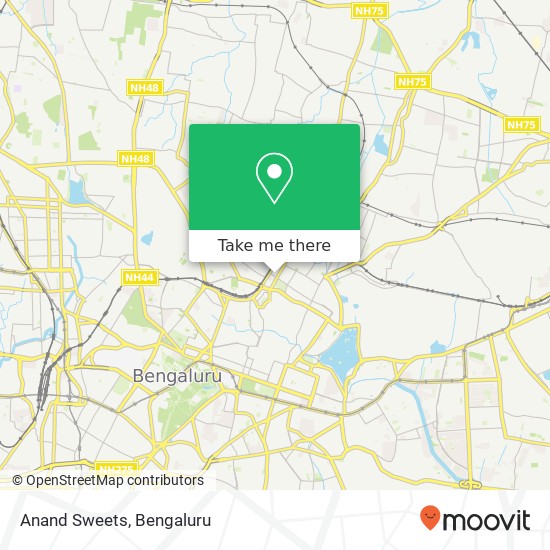 Anand Sweets map