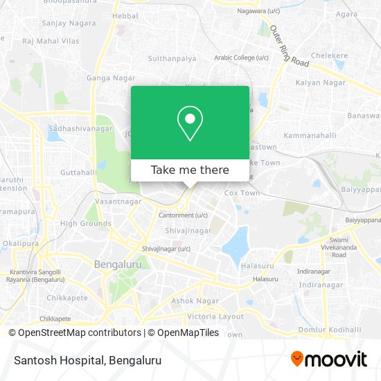 Santosh Hospital map