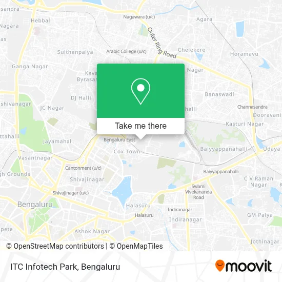ITC Infotechpark map