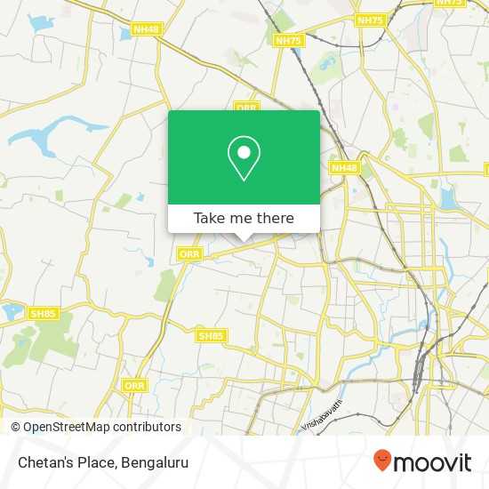 Chetan's Place map