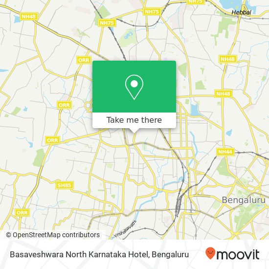 Basaveshwara North Karnataka  Hotel map