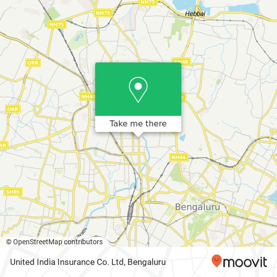 United India Insurance Co. Ltd map