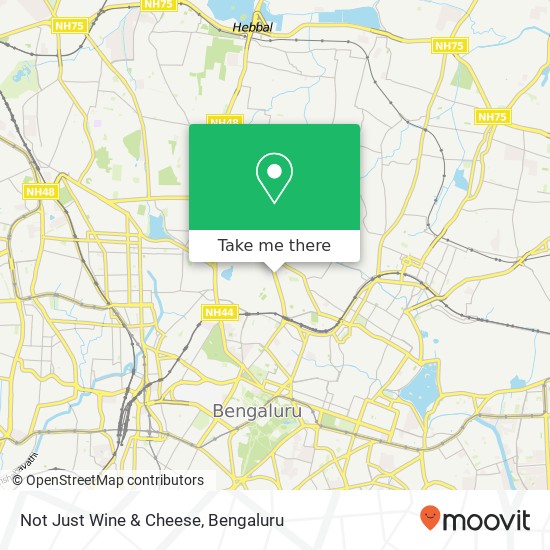 Not Just Wine & Cheese map