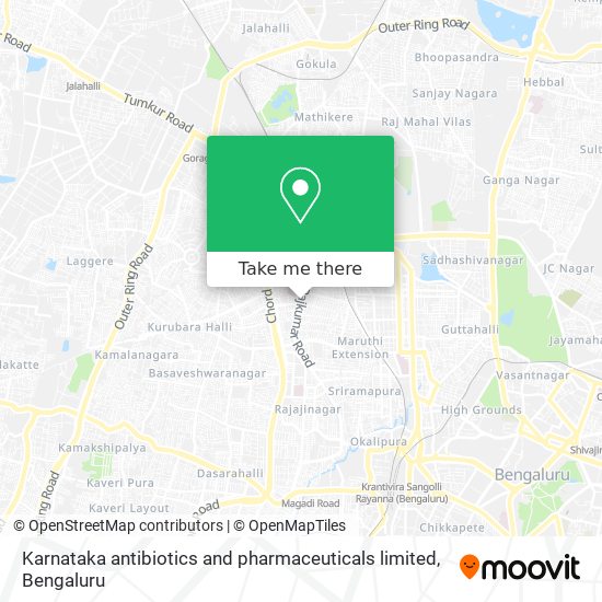 Karnataka antibiotics and pharmaceuticals limited map