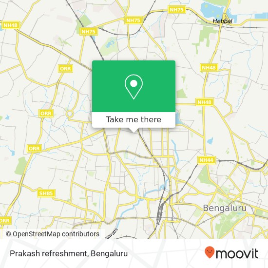 Prakash refreshment map