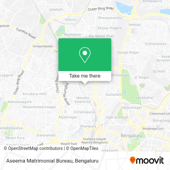 Aseema Matrimonial Bureau map