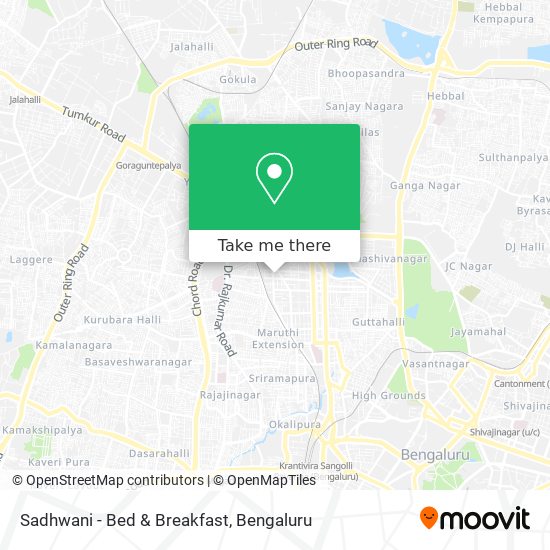 Sadhwani - Bed & Breakfast map