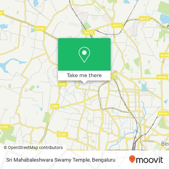 Sri Mahabaleshwara Swamy Temple map
