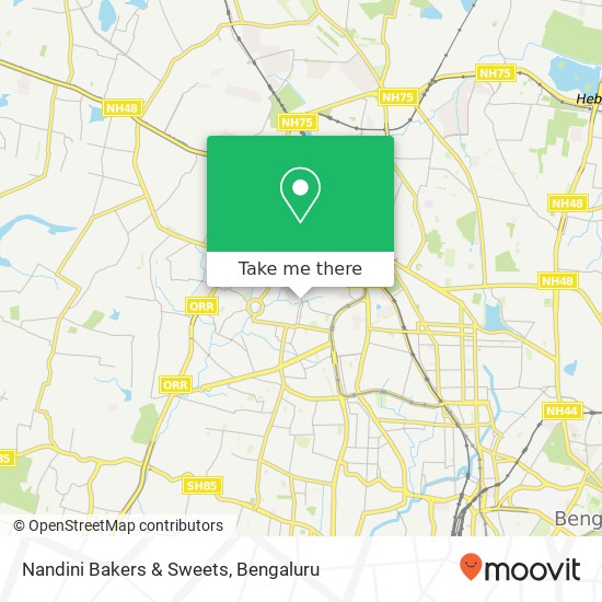 Nandini Bakers & Sweets map