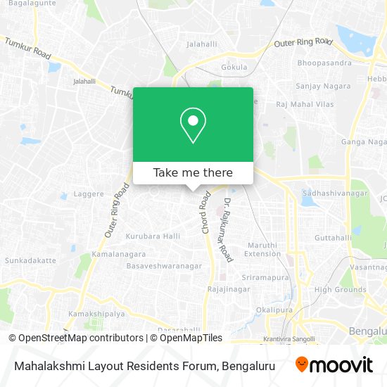 Mahalakshmi Layout Residents Forum map