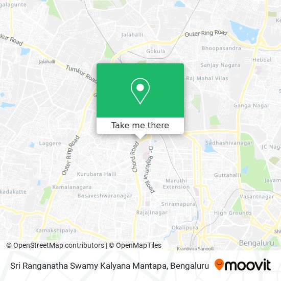 Sri Ranganatha Swamy Kalyana Mantapa map