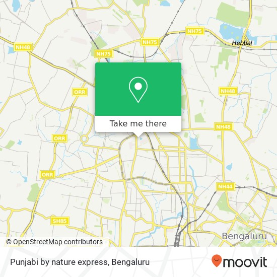 Punjabi by nature express map