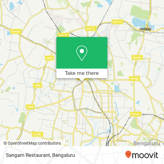 Sangam Restaurant map