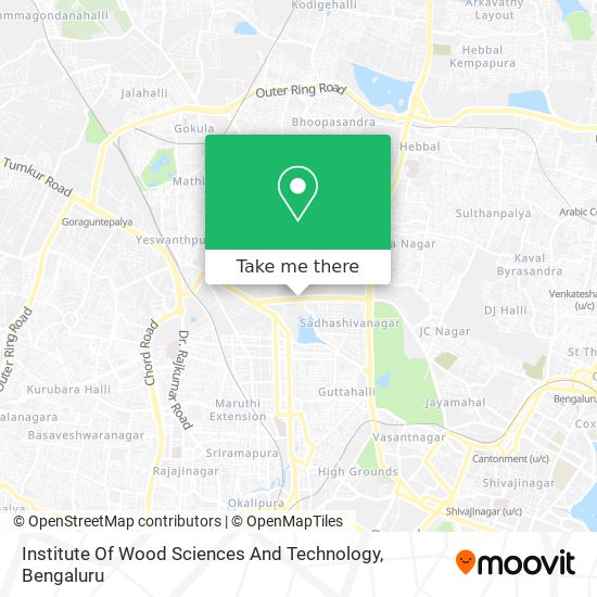 Institute Of Wood Sciences And Technology map