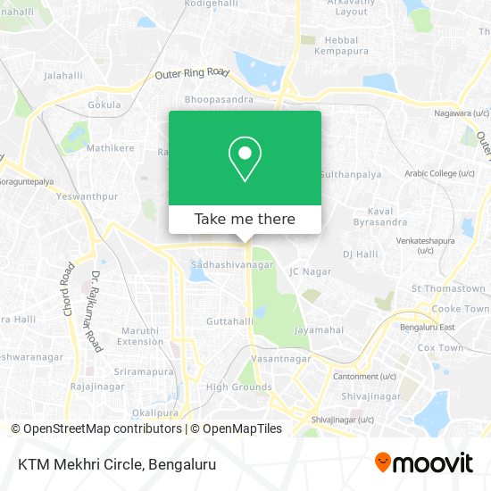 KTM Mekhri Circle map