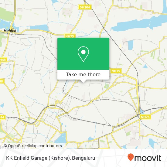 KK  Enfield Garage (Kishore) map