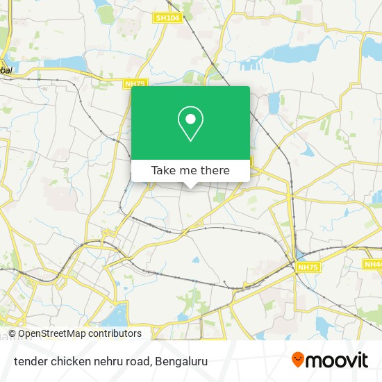 tender chicken nehru road map