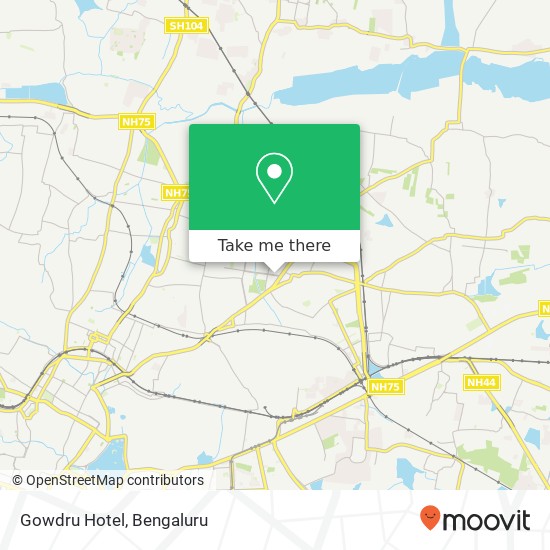 Gowdru Hotel map