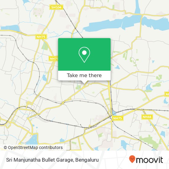 Sri Manjunatha Bullet Garage map