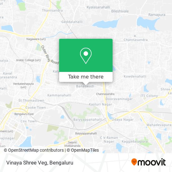 Vinaya Shree Veg map