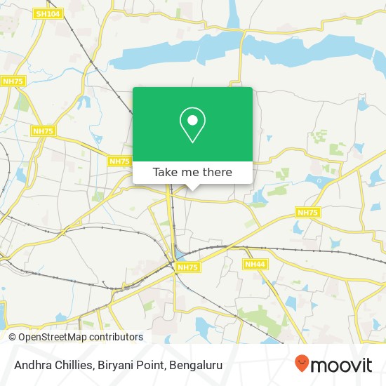 Andhra Chillies, Biryani Point map