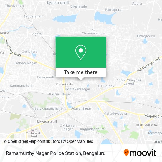 Ramamurthy Nagar Police Station map