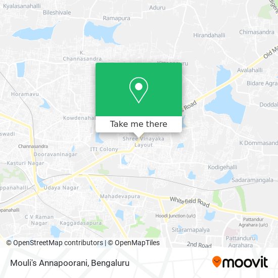 Mouli's Annapoorani map