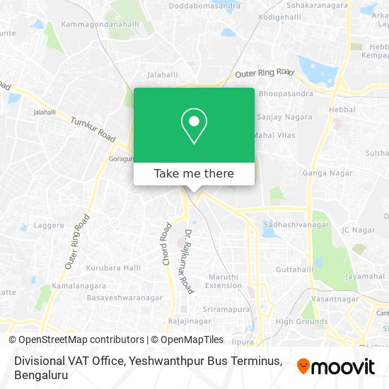 Divisional VAT Office, Yeshwanthpur Bus Terminus map