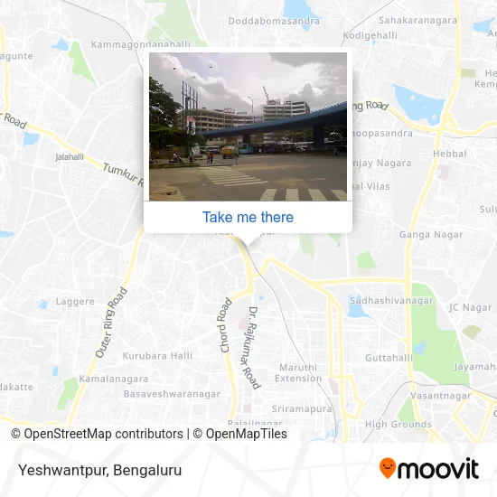 Yeshwantpur map