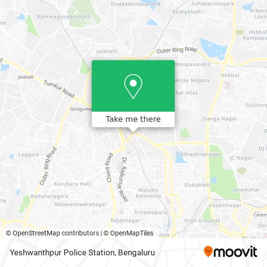 Yeshwanthpur Police Station map