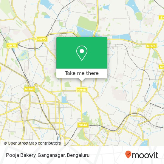 Pooja Bakery, Ganganagar map