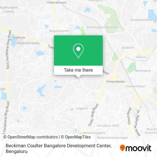 Beckman Coulter Bangalore Development Center map