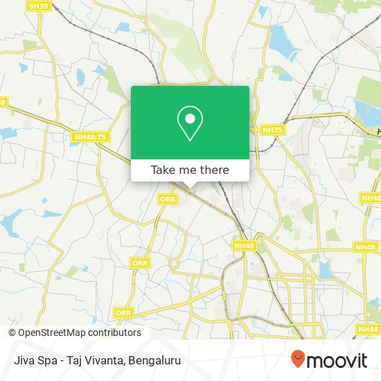 Jiva Spa - Taj Vivanta map