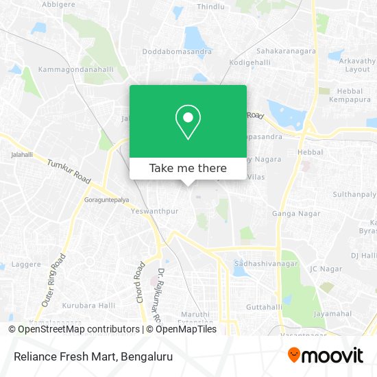 Reliance Fresh Mart map