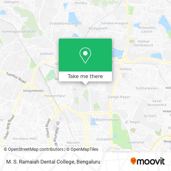 M. S. Ramaiah Dental College map