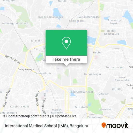International Medical School (IMS) map
