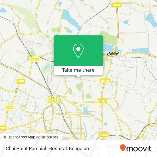 Chai Point Ramaiah Hospital map