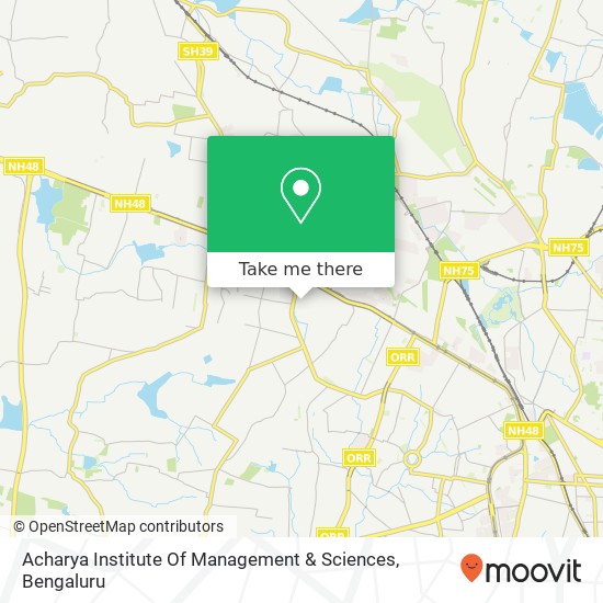 Acharya Institute Of Management & Sciences map