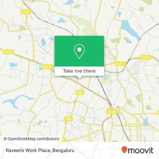 Raveen's Work Place map